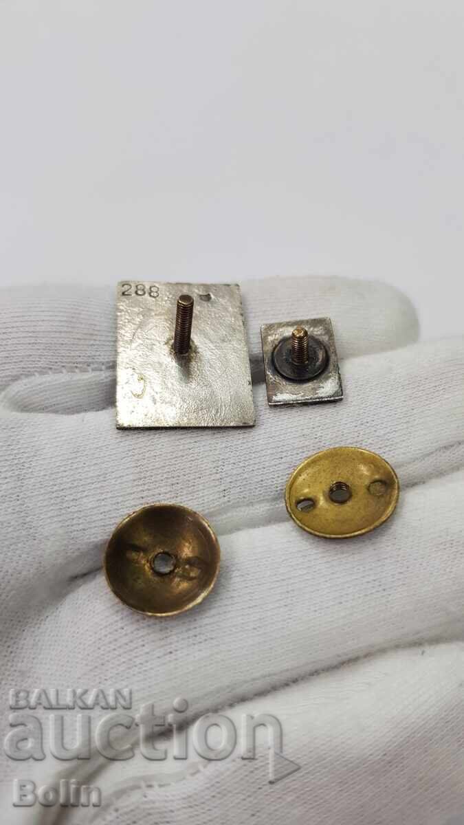 Редки сребърни царски знаци, знак БАК - Алпинизъм - 7