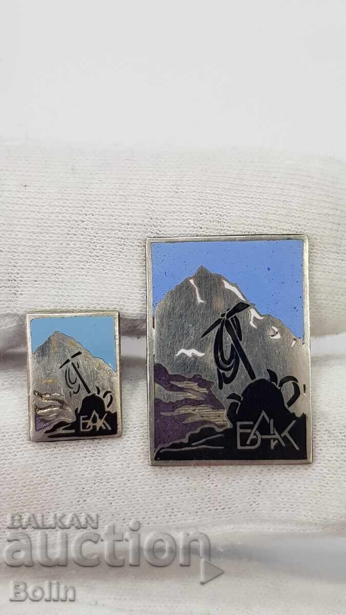 Редки сребърни царски знаци, знак БАК - Алпинизъм