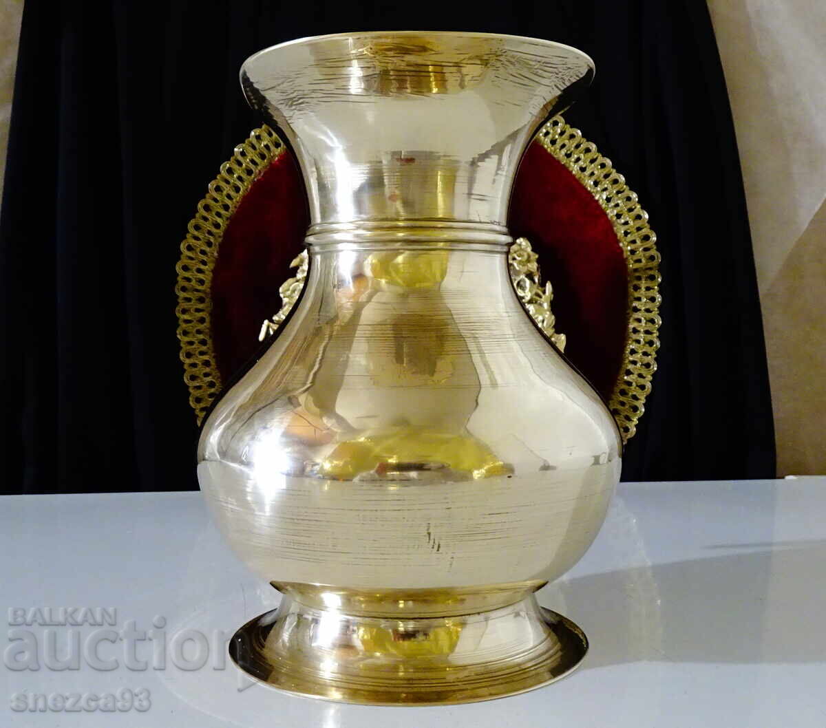 Bronze wine jug 3l, 730g, perfect - 5