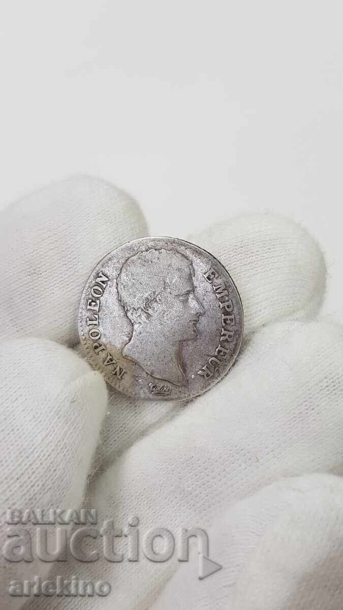 Rare Silver Coin 1 Franc 1804 Napoleon Bonaparte France - 7 Rare Silver Coin 1 Franc 1804 Napoleon Bonaparte France - 7