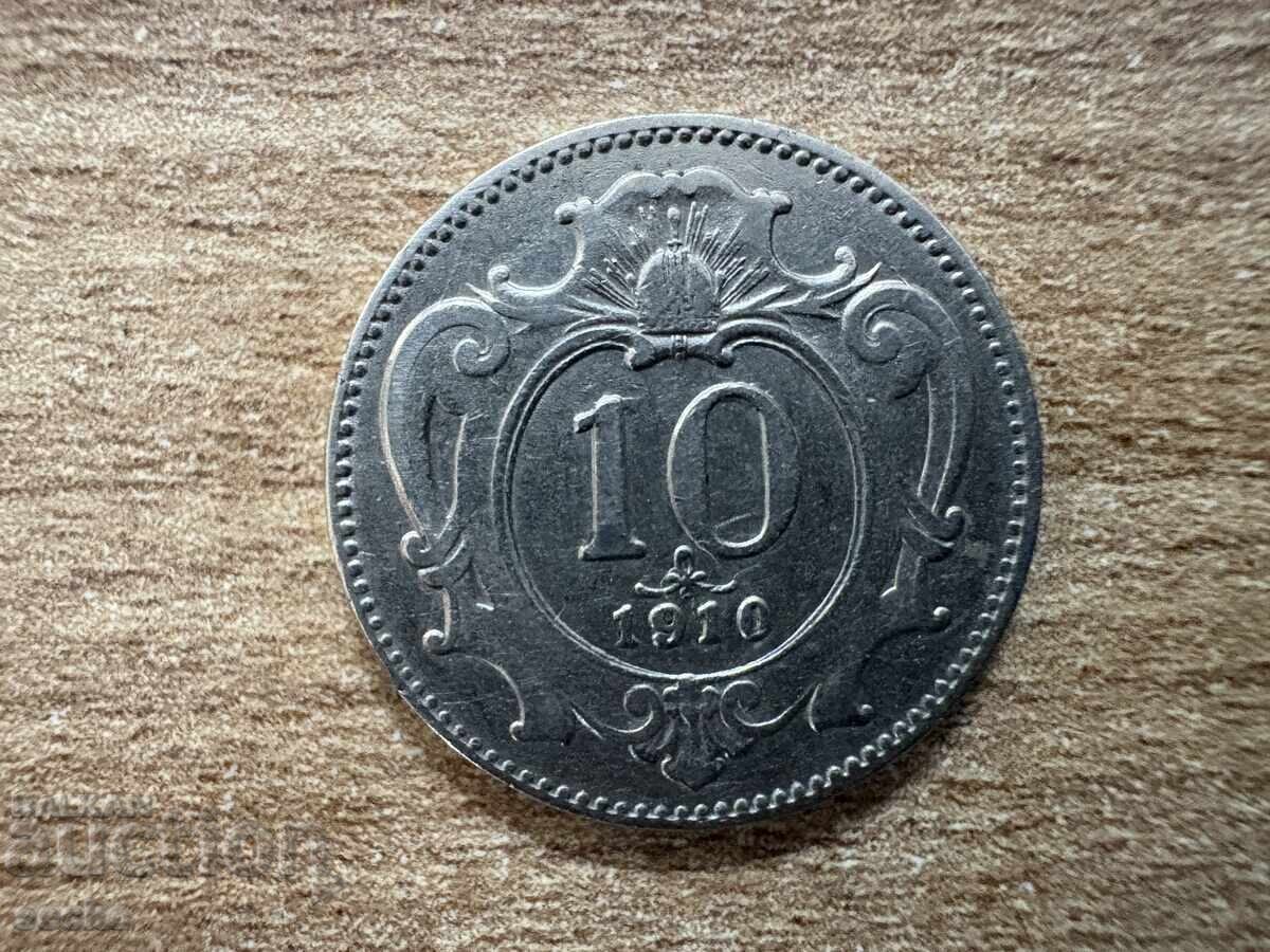 Austria - 10 Heller (1910)