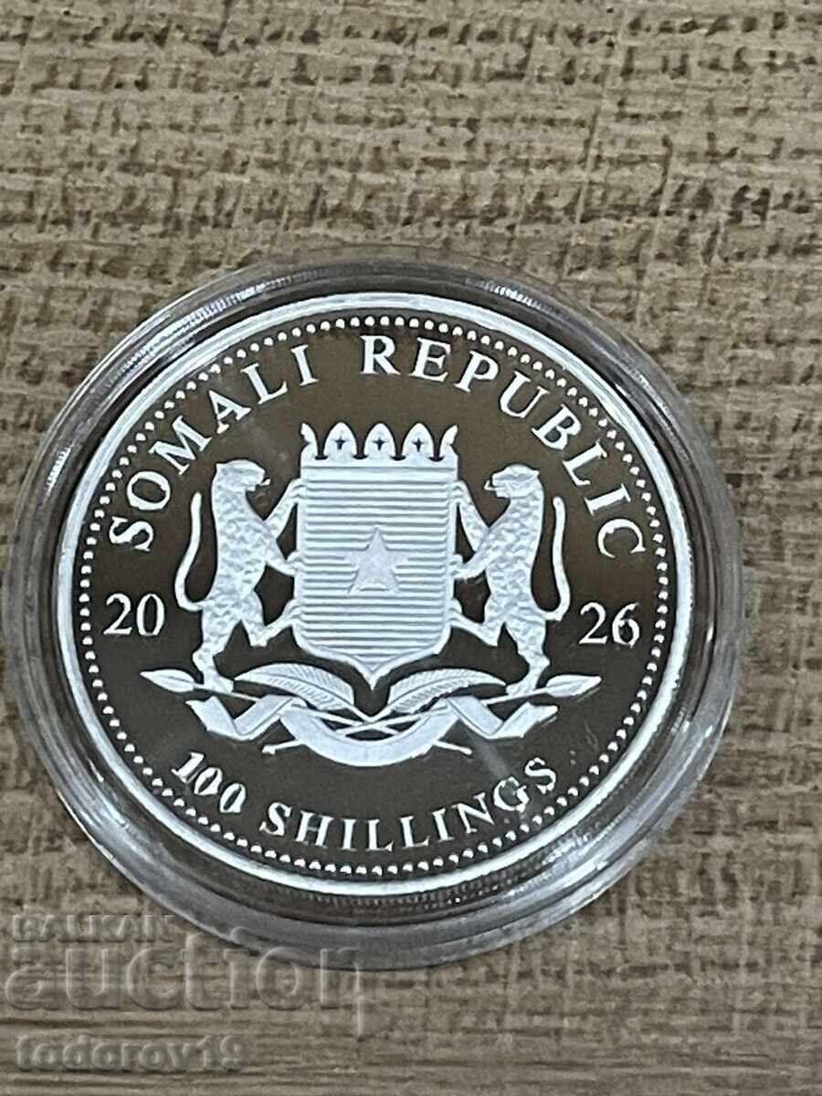 Delivery of NEW! Silver 1 oz Somali Elephant 2026 Delivery of NEW! Silver 1 oz Somali Elephant 2026