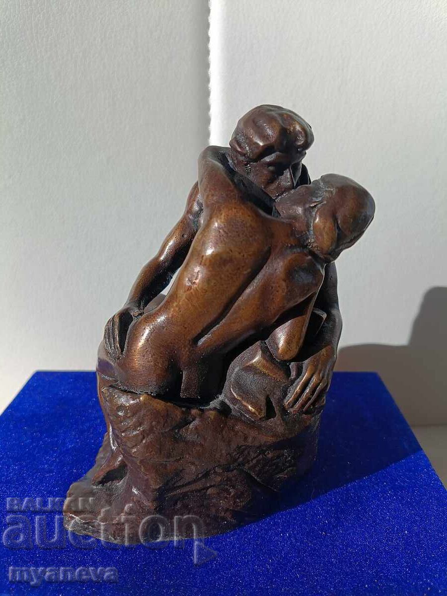 Bronze statuette "The Kiss" by Rodin - 7