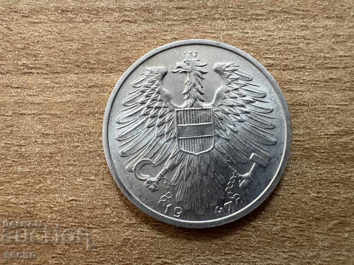 Αυστρία - 1 σελίνι (1947) με τιμή 0.45 BGN | € 0.23