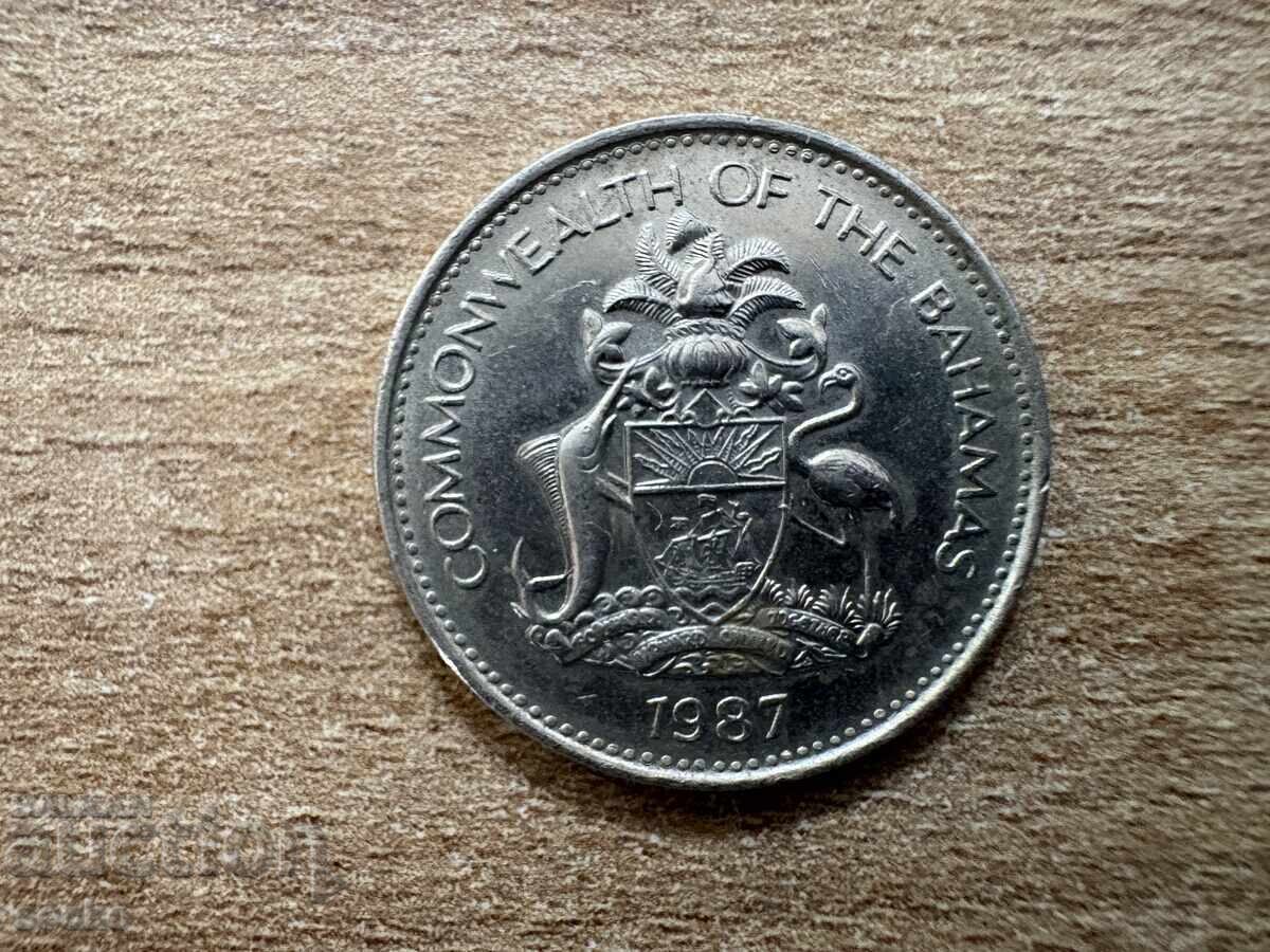 Бахамски острови - 5 цента (1987) с цена 0.50 лв. | € 0.26 Бахамски острови - 5 цента (1987) с цена 0.50 лв. | € 0.26