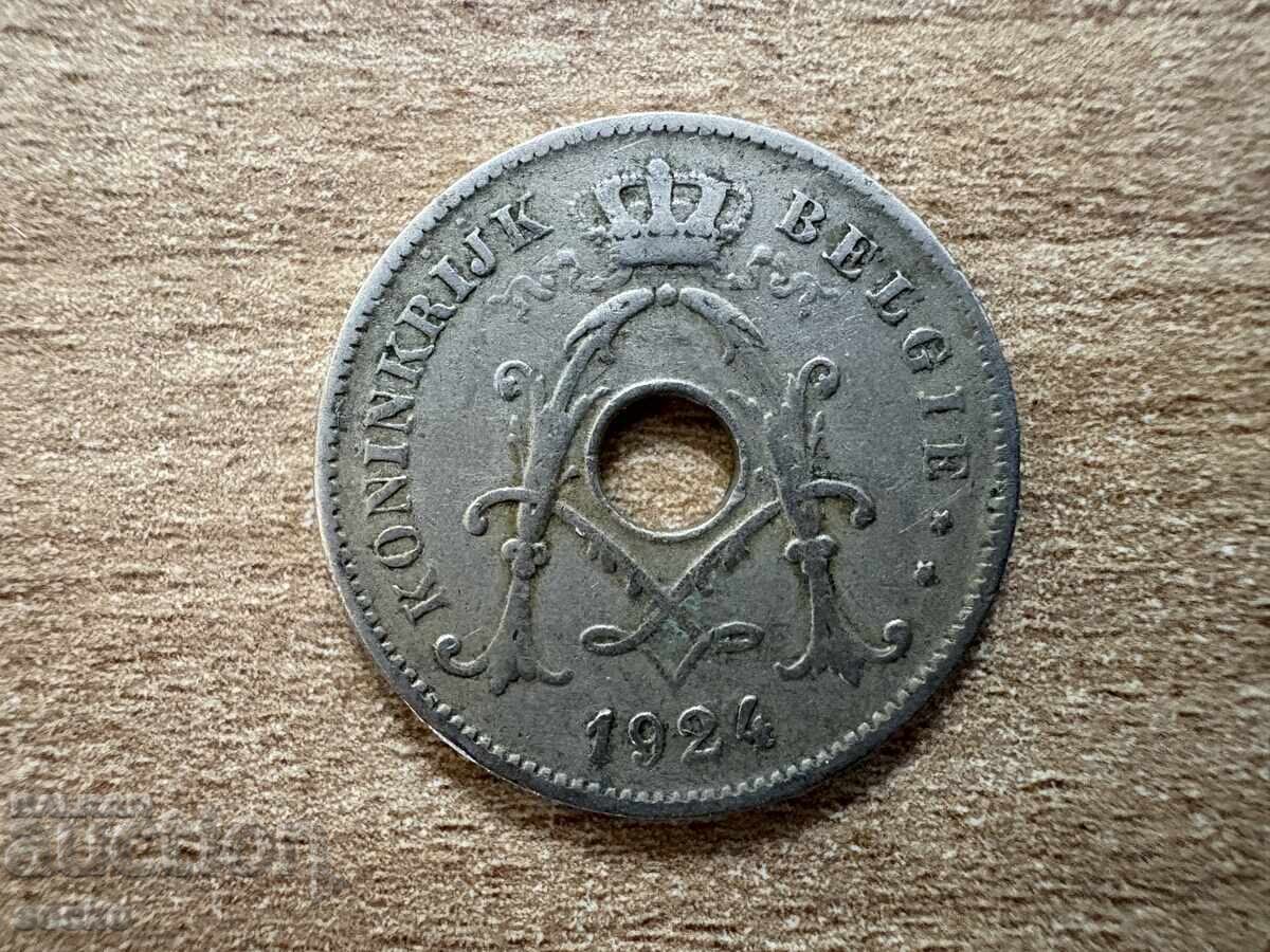 Βέλγιο - 10 λεπτά (1924) με τιμή 0.50 BGN | € 0.26