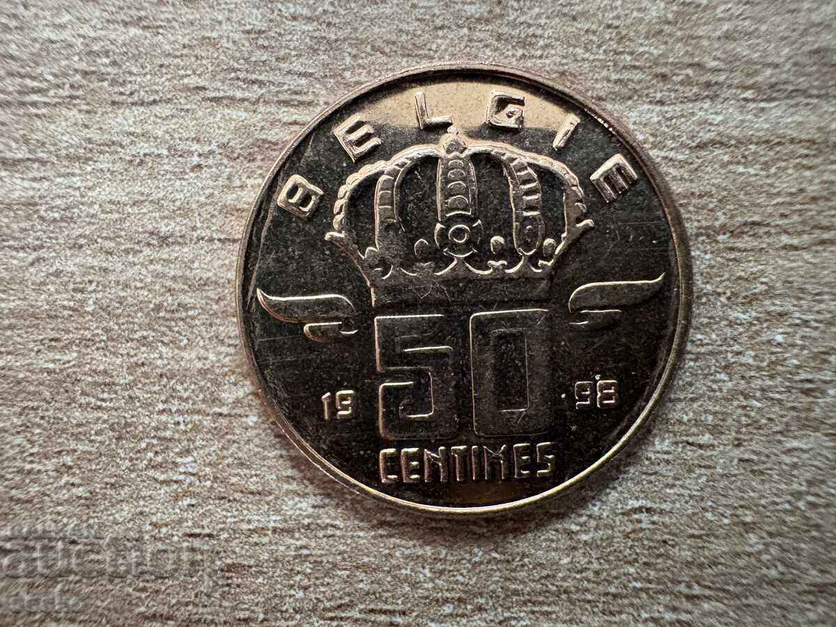 Belgium - 50 Centimes (1998) - BELGIE
