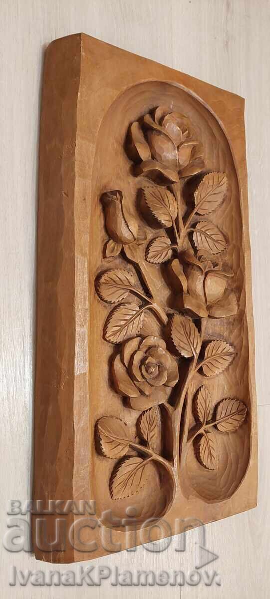 Wood carving panel for connoisseurs 42cm x 22cm - 5 Wood carving panel for connoisseurs 42cm x 22cm - 5