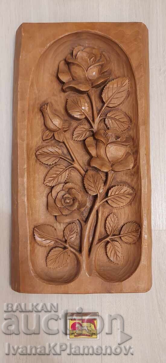 Wood carving panel for connoisseurs 42cm x 22cm - 7 Wood carving panel for connoisseurs 42cm x 22cm - 7