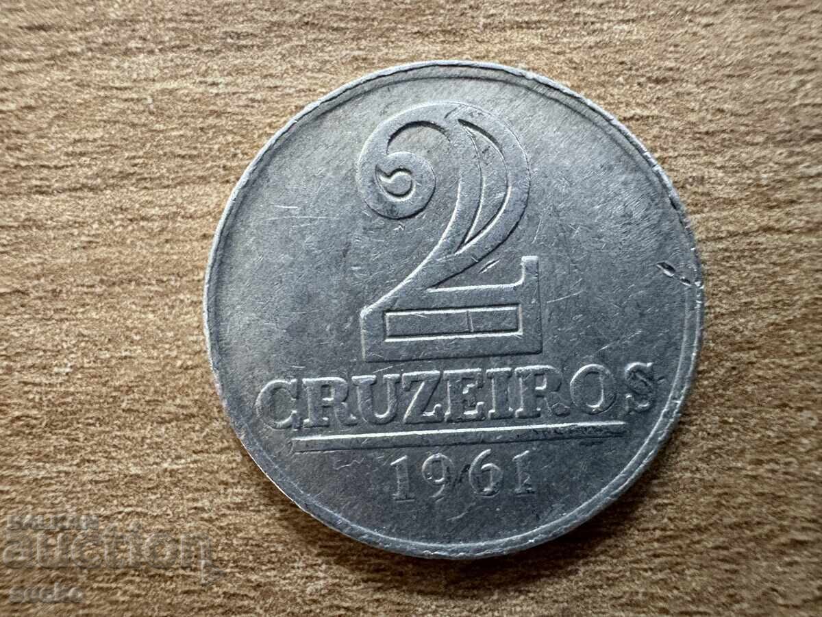 Brazil - 2 Cruzeiros (1961) Brazil - 2 Cruzeiros (1961)