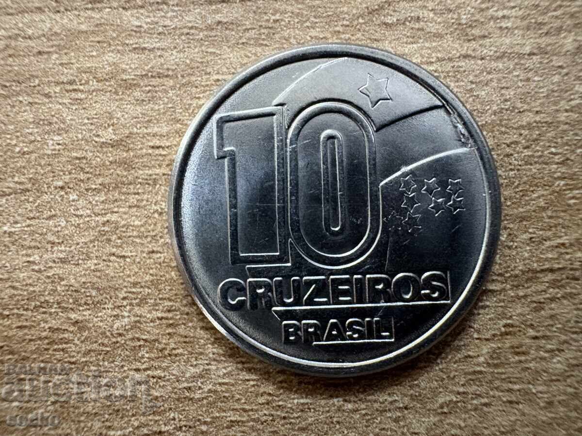 Бразилия - 10 крузейру (1991) Бразилия - 10 крузейру (1991)