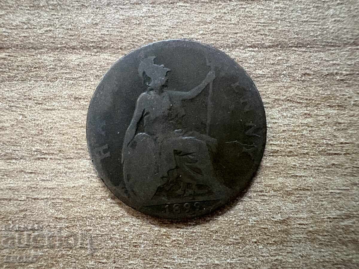 Marea Britanie - 1/2 penny (1899) Marea Britanie - 1/2 penny (1899)