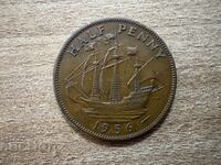 Ηνωμένο Βασίλειο - 1/2 πένες (1956)