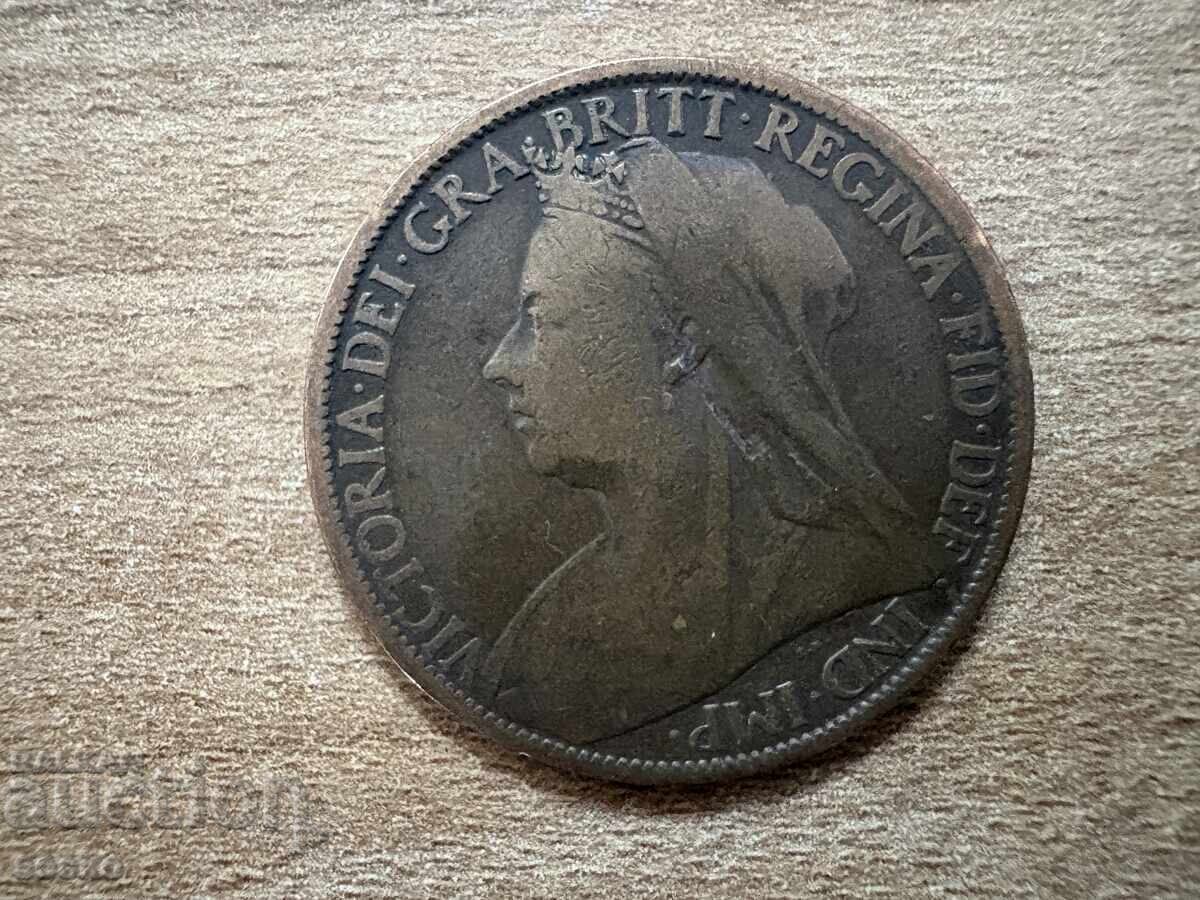 Ηνωμένο Βασίλειο - 1 πένι (1899) με τιμή 1.20 BGN | € 0.61