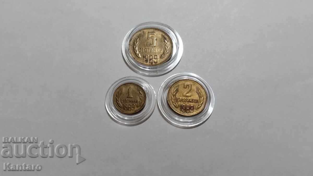 Licitație Monedă - BULGARIA - LOT monede - 1989 Licitație Monedă - BULGARIA - LOT monede - 1989