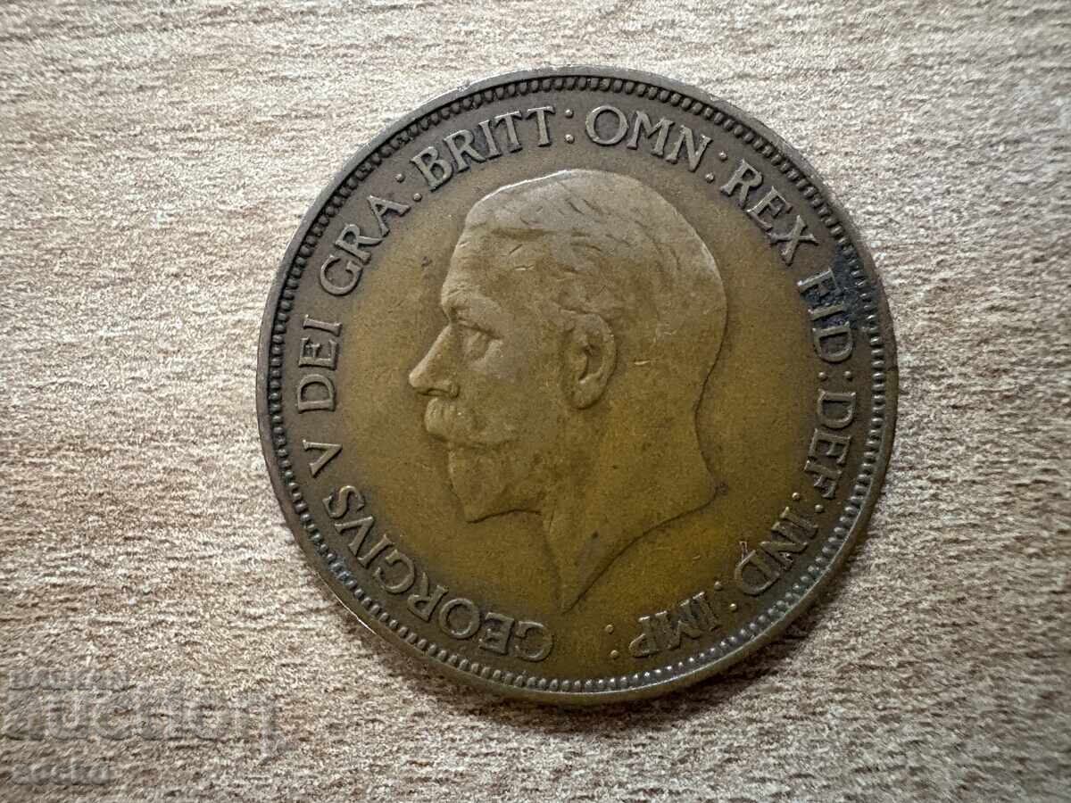 Marea Britanie - 1 penny (1936) cu preț 2.50 BGN | € 1.28 Marea Britanie - 1 penny (1936) cu preț 2.50 BGN | € 1.28