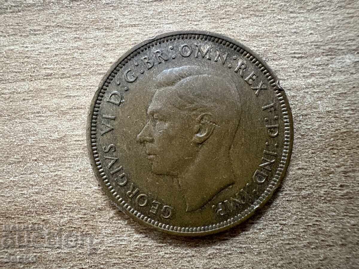 United Kingdom - 1 Penny (1946) with price 1.00 BGN | € 0.51