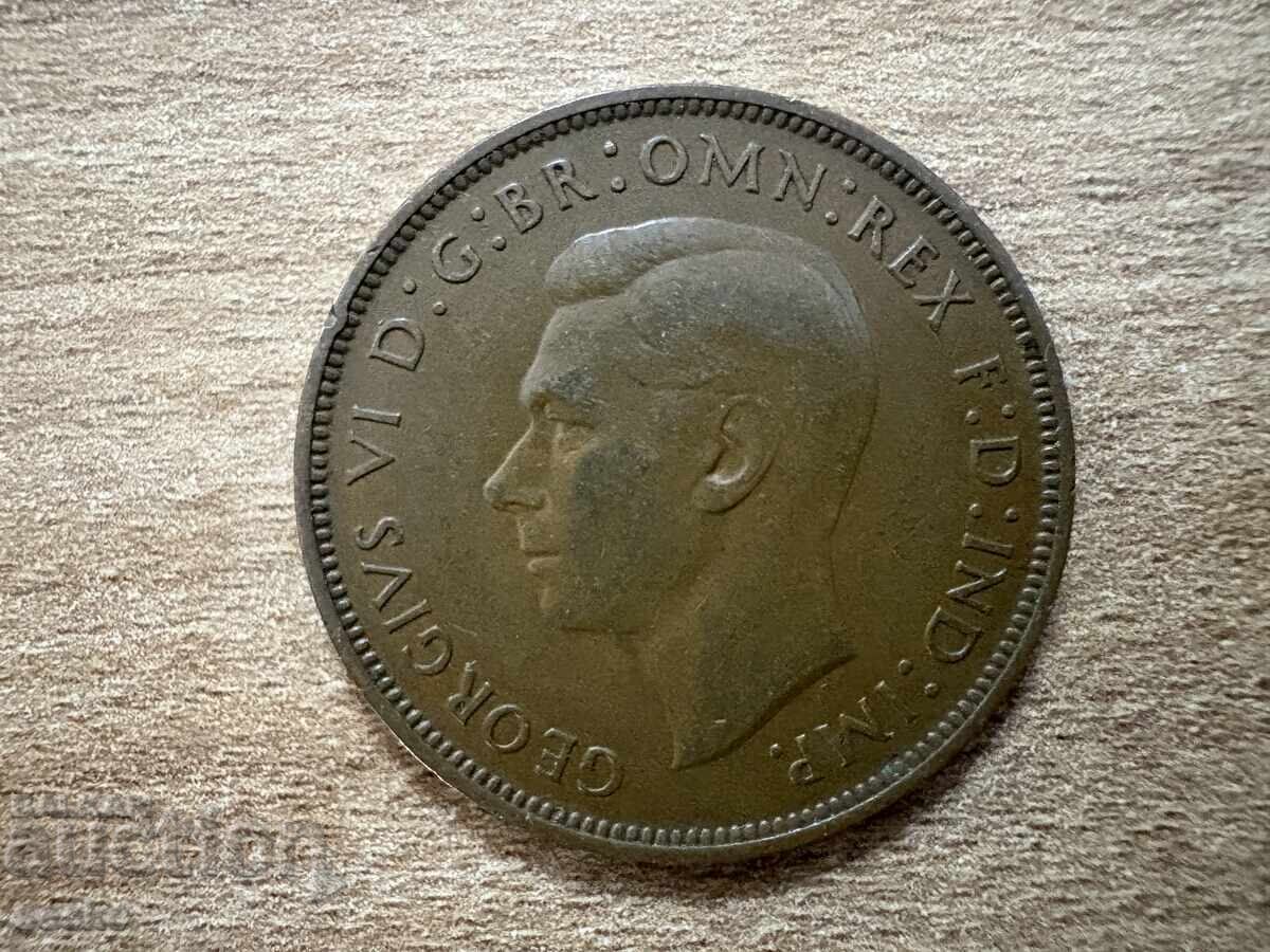 United Kingdom - 1 Penny (1948) with price 0.90 BGN | € 0.46