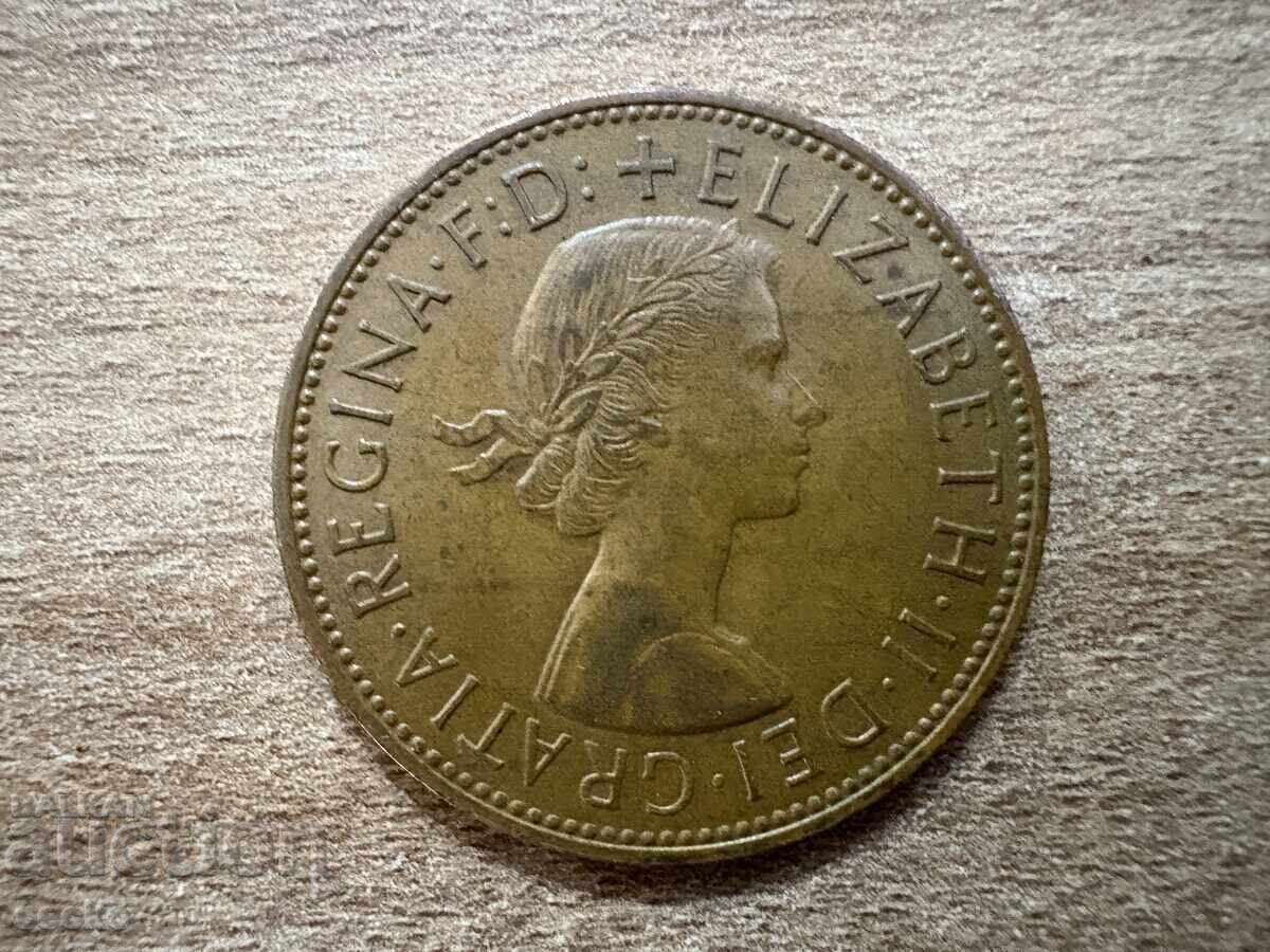 Великобритания - 1 пени (1963) с цена 0.45 лв. | € 0.23 Великобритания - 1 пени (1963) с цена 0.45 лв. | € 0.23