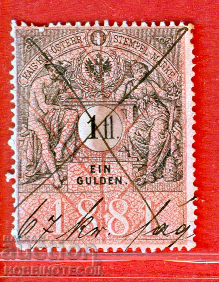 AUSTRIA - STAZĂ - STAZĂ - 1 Fl / Gulden 1881 AUSTRIA - STAZĂ - STAZĂ - 1 Fl / Gulden 1881