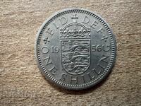 Marea Britanie - 1 șiling (1956) - Stema Angliei -