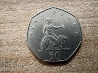 Ηνωμένο Βασίλειο - 50 πένες (1969)