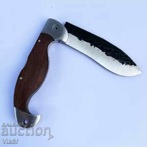 Forged folding knife, St 65x13 with price 22.50 BGN | € 11.50 Forged folding knife, St 65x13 with price 22.50 BGN | € 11.50