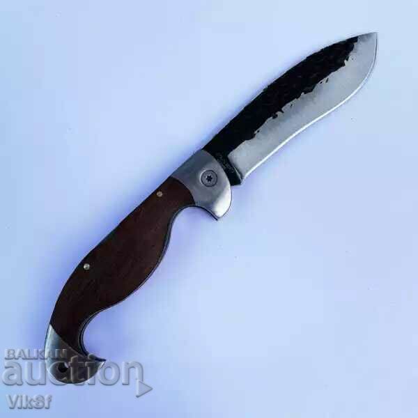 Forged folding knife, St 65x13 Forged folding knife, St 65x13