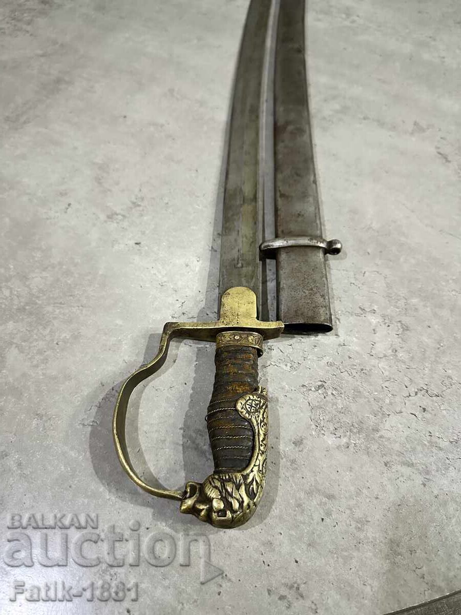 Sabie de subofițer de luptă bulgară cu sabie de dame kanya palash - 5