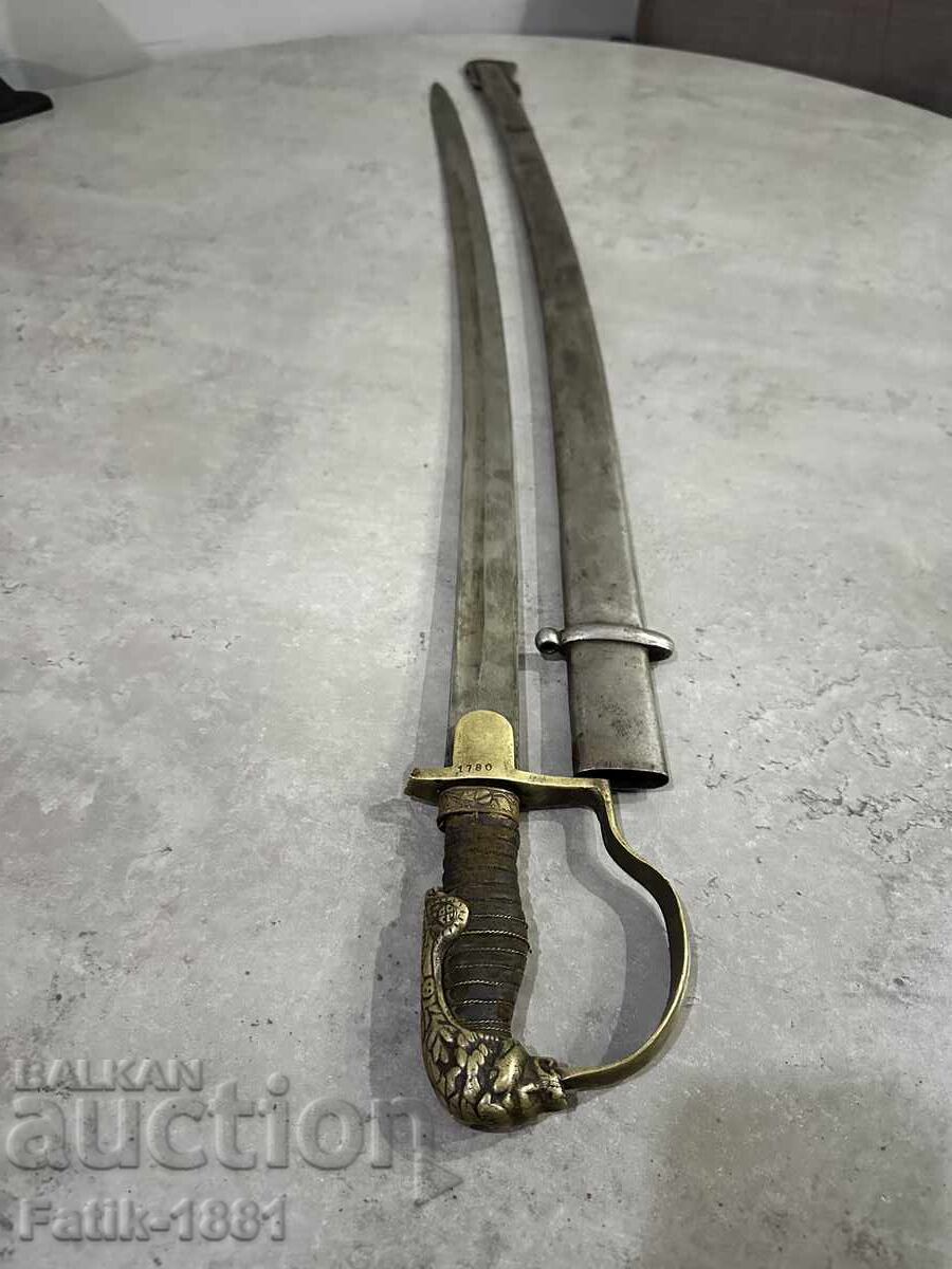 Sabie de subofițer de luptă bulgară cu sabie de dame kanya palash - 6