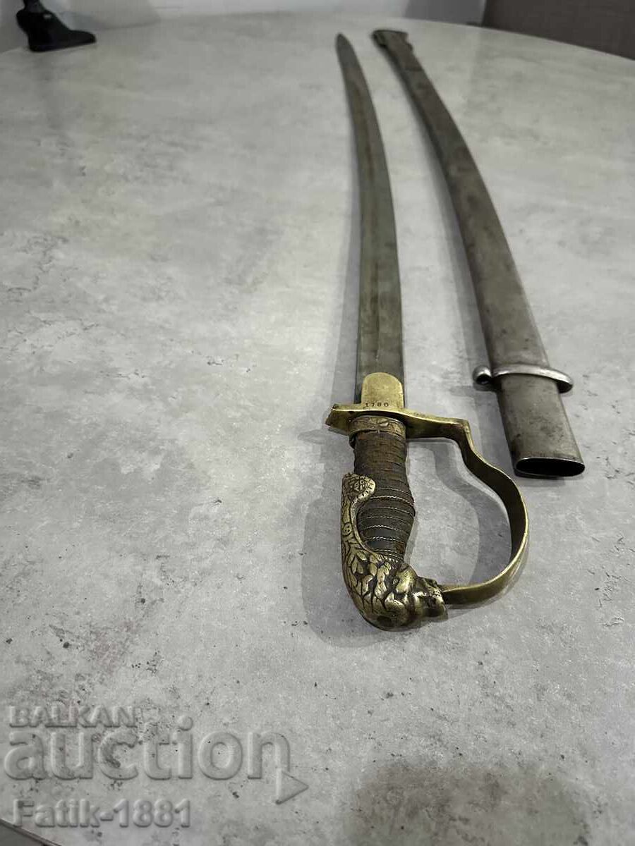 Sabie de subofițer de luptă bulgară cu sabie de dame kanya palash - 7