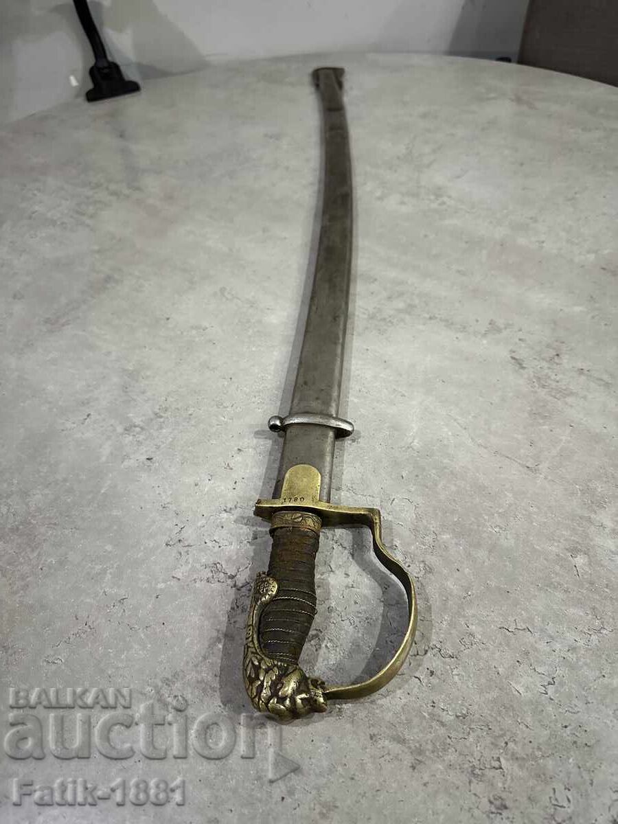 Sabie de subofițer de luptă bulgară cu sabie de dame kanya palash