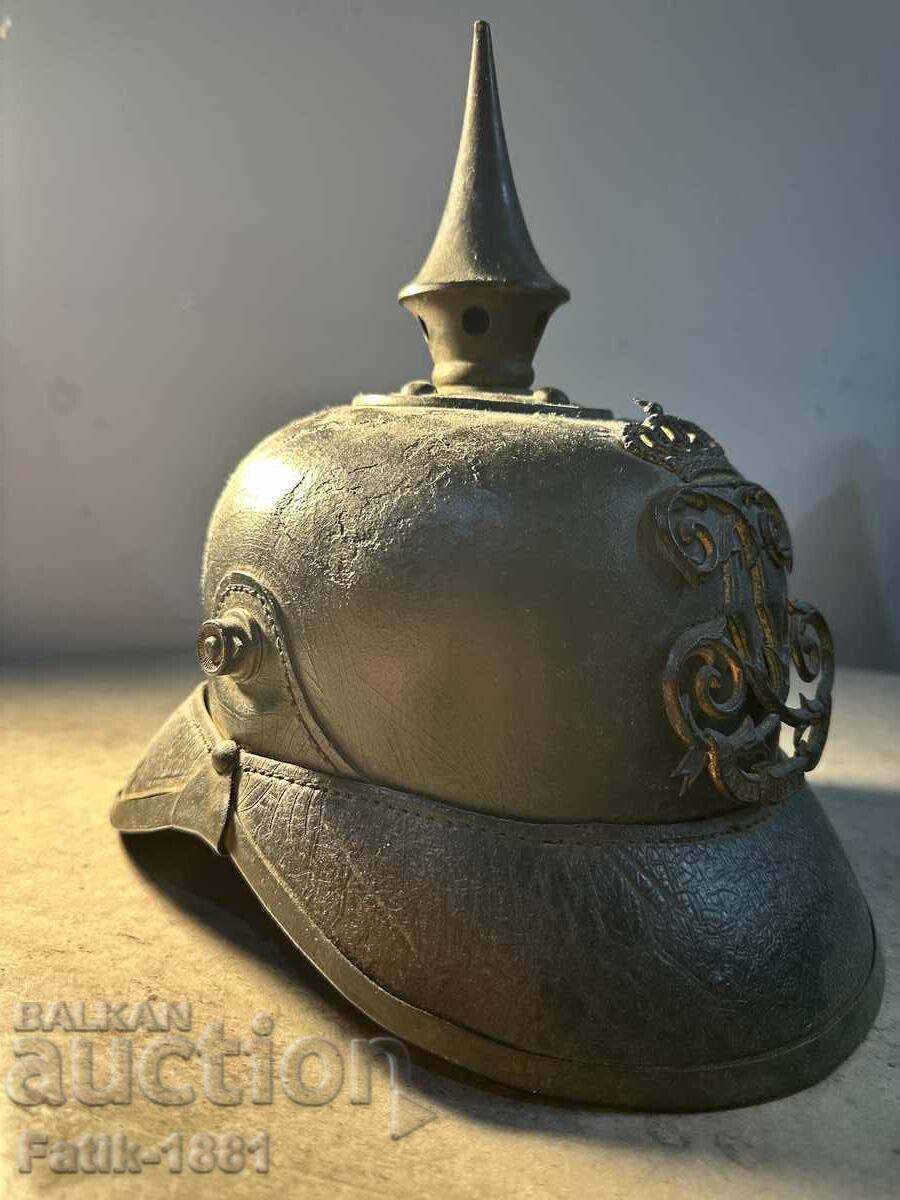 Licitație Căști de Ofițer Român, Cască, Pickelhaube