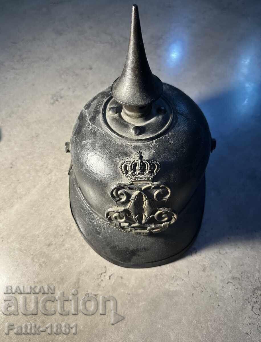 Livrarea Căști de Ofițer Român, Cască, Pickelhaube