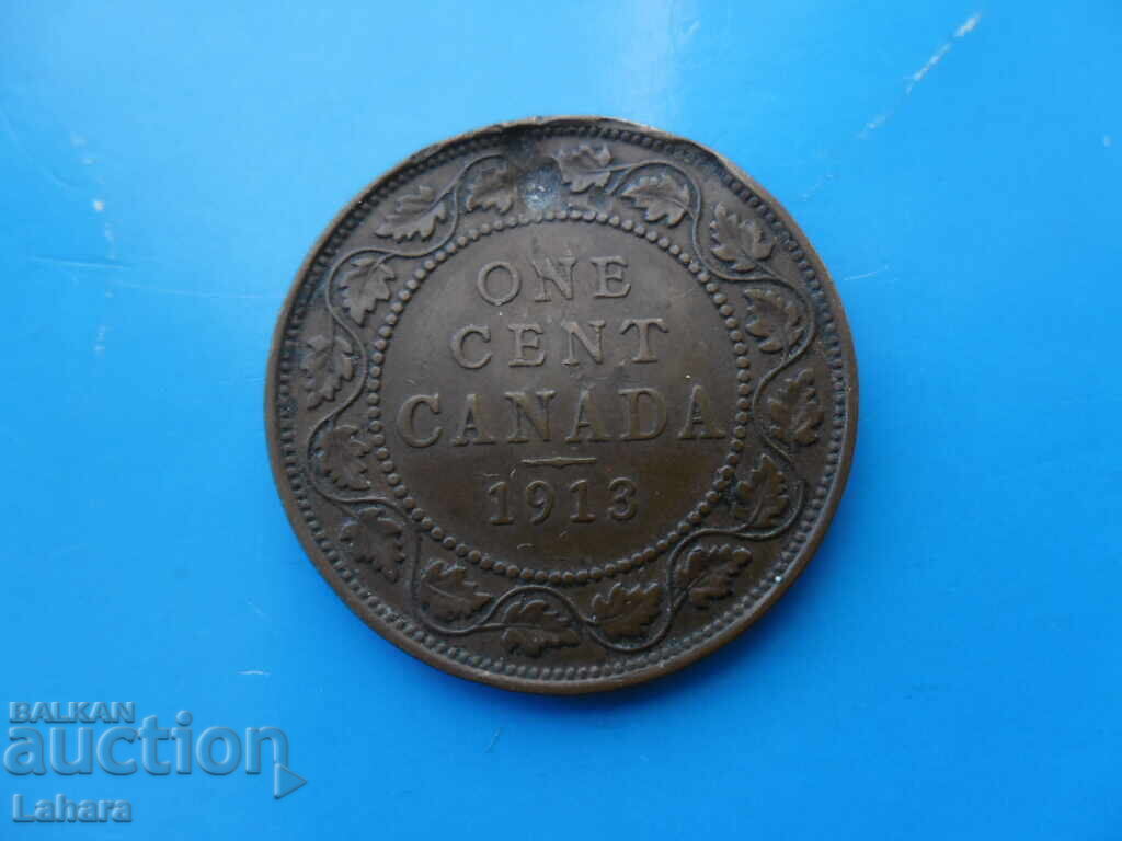 1 цент 1913 г. Канада