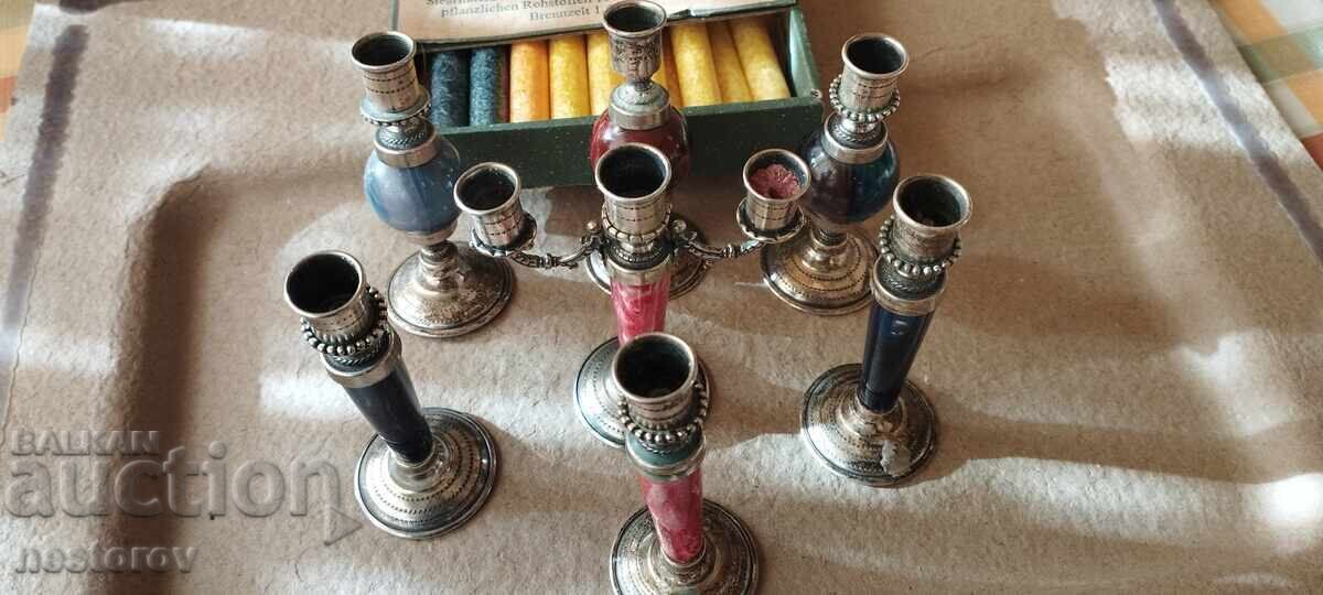 SILVER CANDLESTICKS SILVER CANDLESTICKS