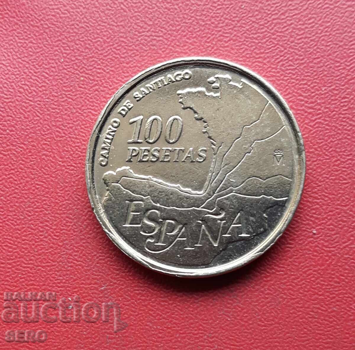 Spania - 100 pesetas 1993 - Calea lui Santiago