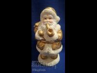 Figurină vintage "Moș Crăciun fumând pipă"