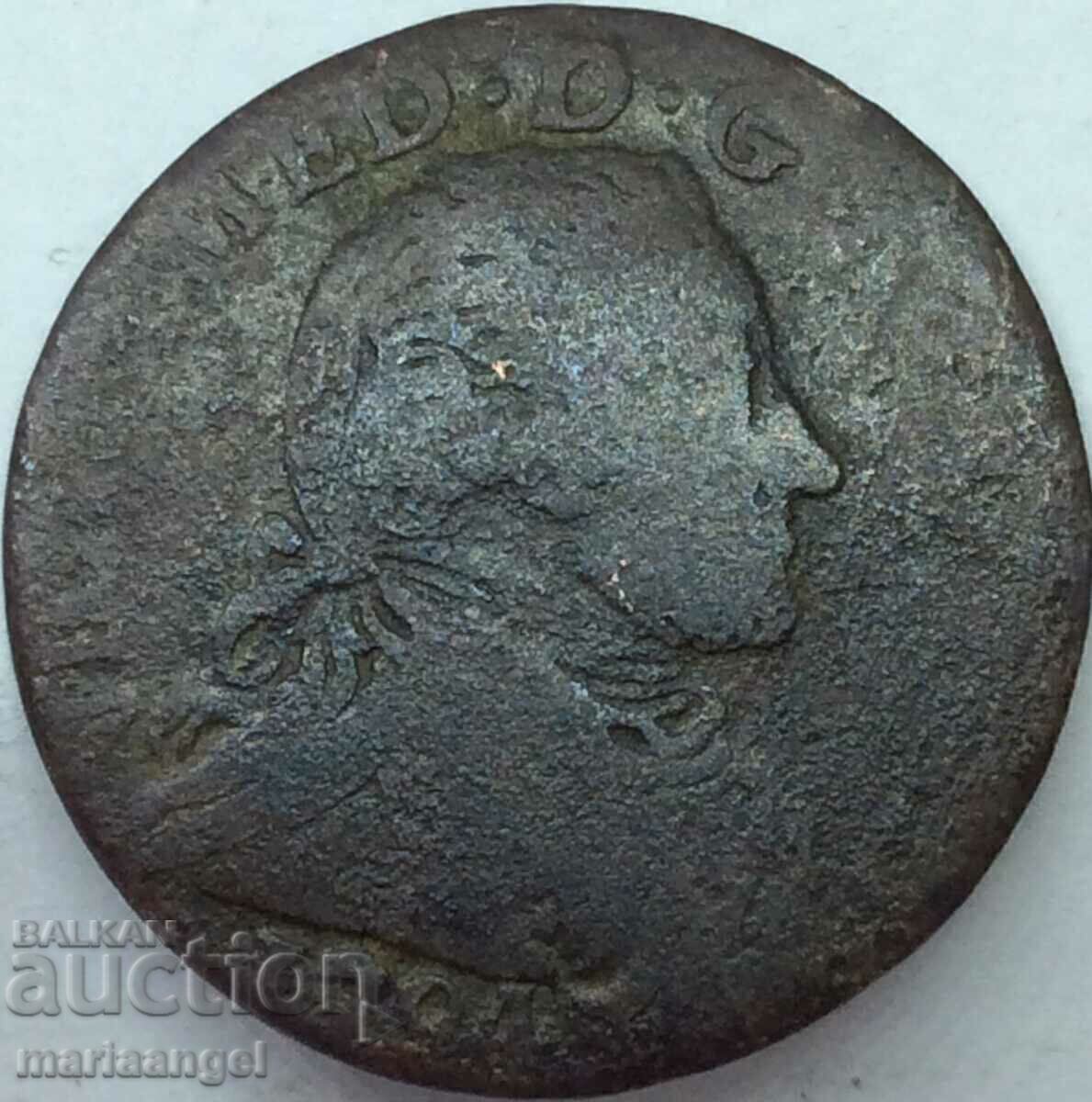 Доставка на 5 солди 1794 Италия Савойа Сардиния Виктор Амедео