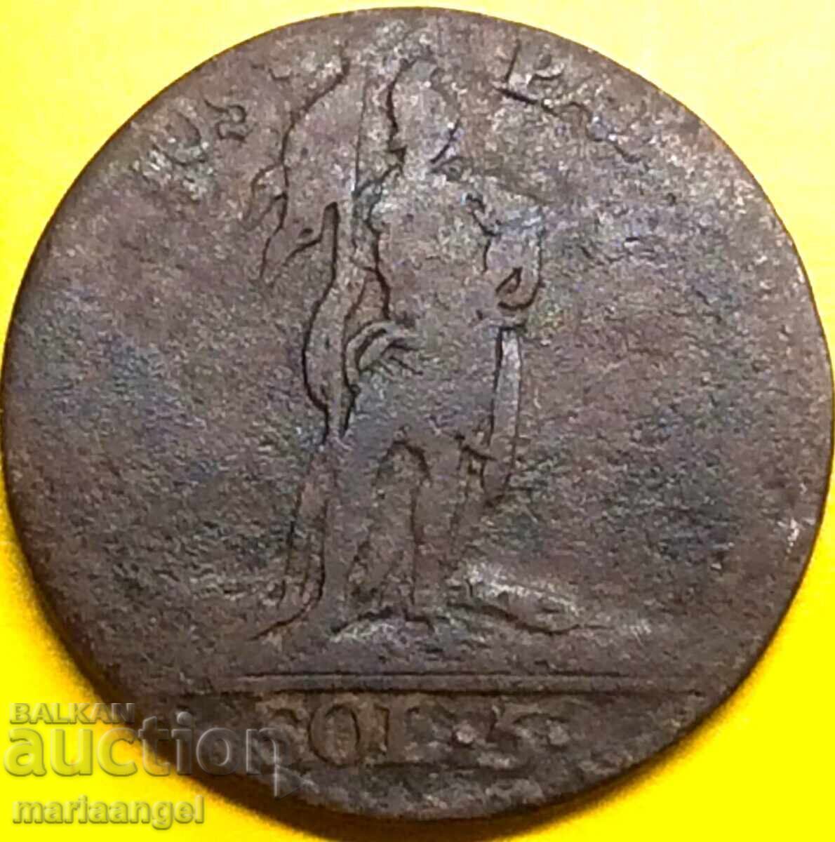 5 солди 1794 Италия Савойа Сардиния Виктор Амедео