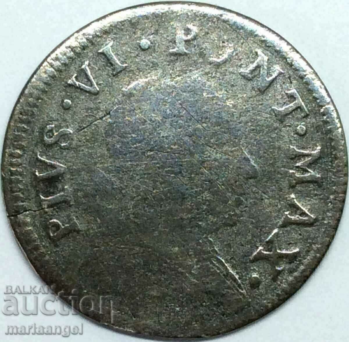 Vatican 1778 Muraiola da 4 Bolognese Pius VI (1775-1799) with price 37.00 BGN | € 18.92
