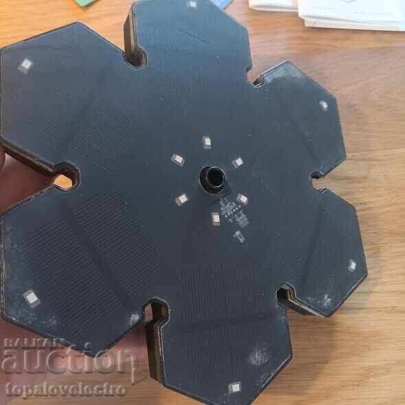 Delivery of SZMP Solar Fountain with 12 LED Lights, with a note