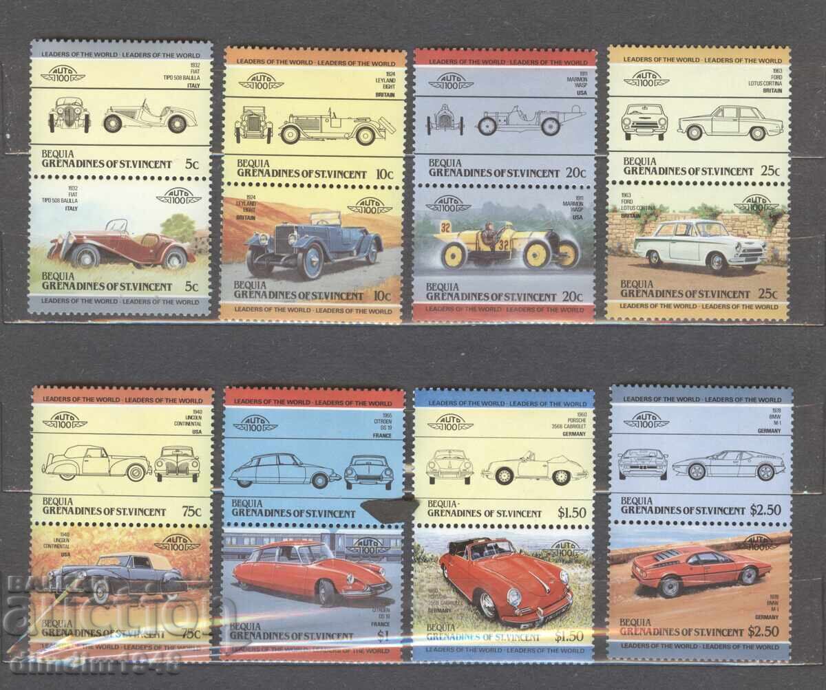 Гренадинес 1985г.- Модели леки коли,чиста пълна серия
