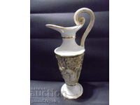 №*8365 Cană veche decorativă din porțelan R. Capodimonte