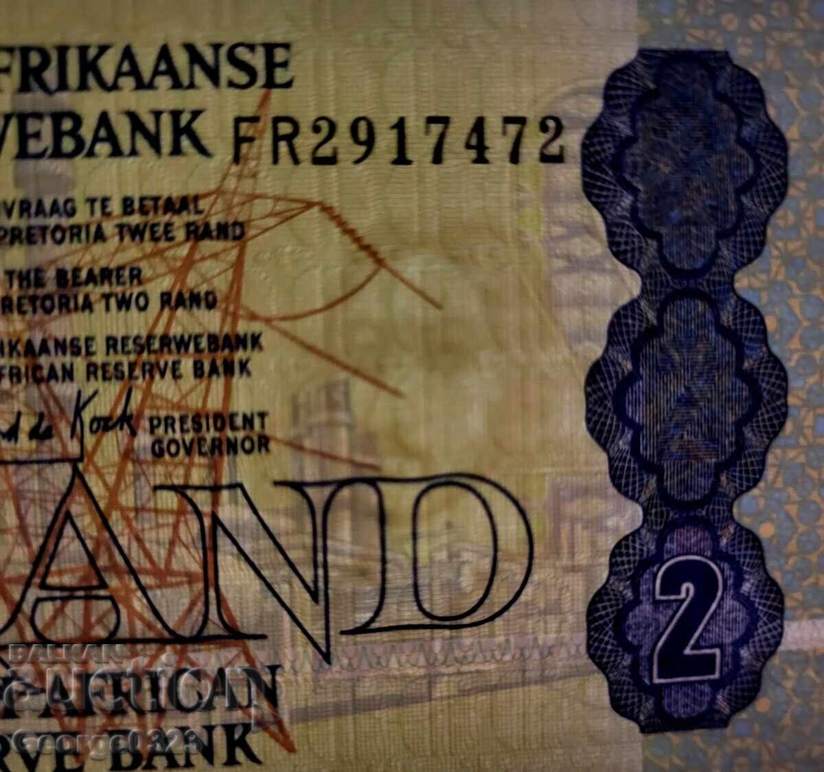 Аукцион Южна Африка 1983 2 Ранда UNC Нова