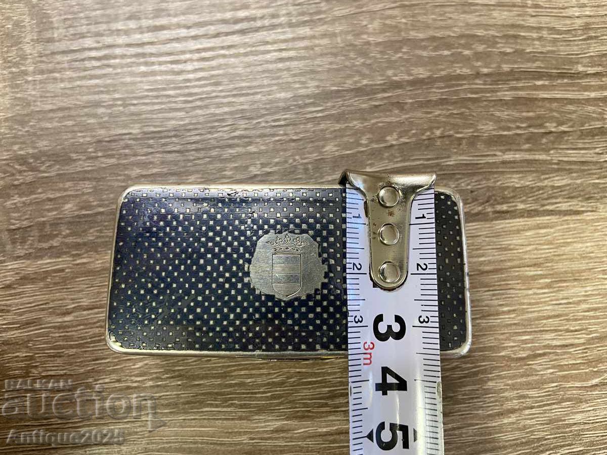 Доставка на Винтидж сребърна табакера, проба 84, 1875 г.