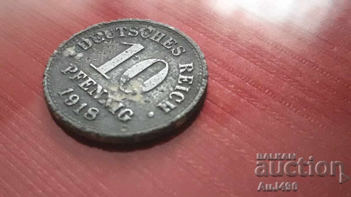 Auction 10 Pfennig 1918 Auction 10 Pfennig 1918