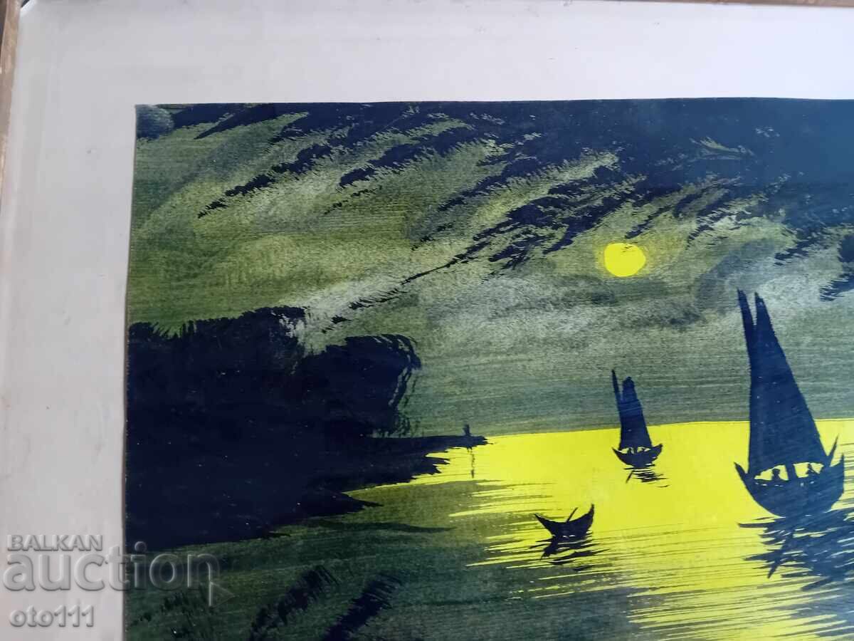 Доставка на СТАРА КАРТИНА АКВАРЕЛ ИВАН БОТУШАРОВ ПОДПИСАНА Доставка на СТАРА КАРТИНА АКВАРЕЛ ИВАН БОТУШАРОВ ПОДПИСАНА