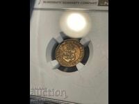 2,5 stotinki 1888 g. AU53 NGC