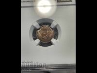 1 Στοtinka 1901 g. MS63RB NGC